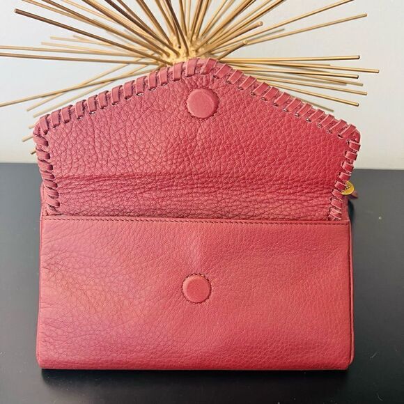 Hobo‎ Pocket Leather Wristlet Wallet Clutch, Wrist Strap, Cash, Cards, PORT, NWT - Picture 3 of 16